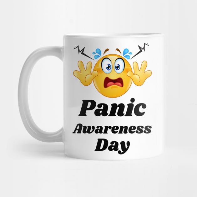 Panic awareness day with white text by Blue Butterfly Designs 